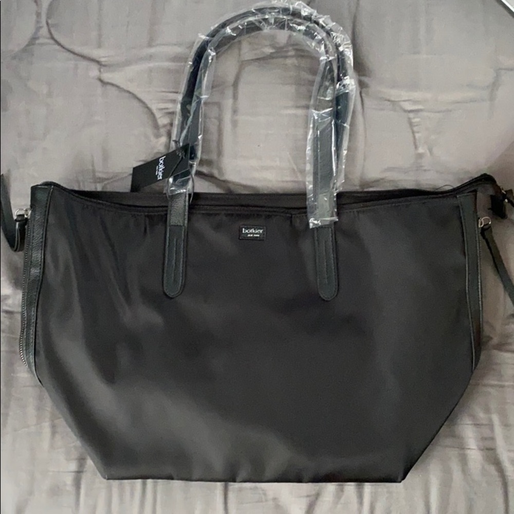 BOTKIER New York Bond Black Nylon Tote Bag